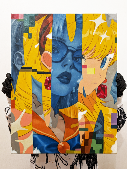 "Shining Yellow, Elegant Blue" By JJ Zamoranos