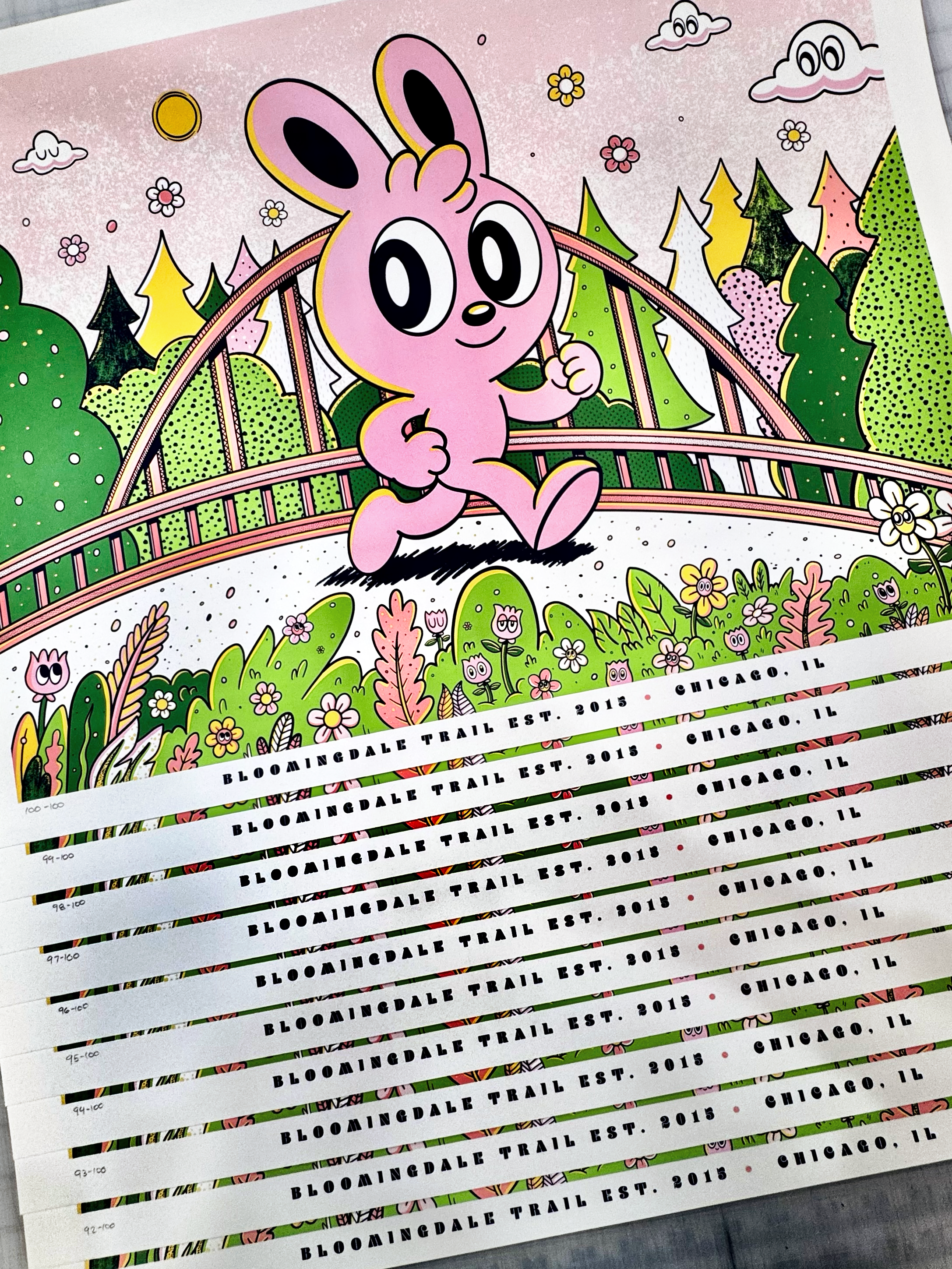 Bloomingdale Trail Print by Blake Jones