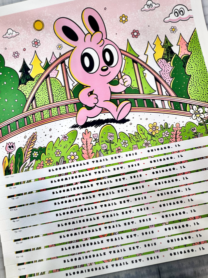 Bloomingdale Trail Print by Blake Jones