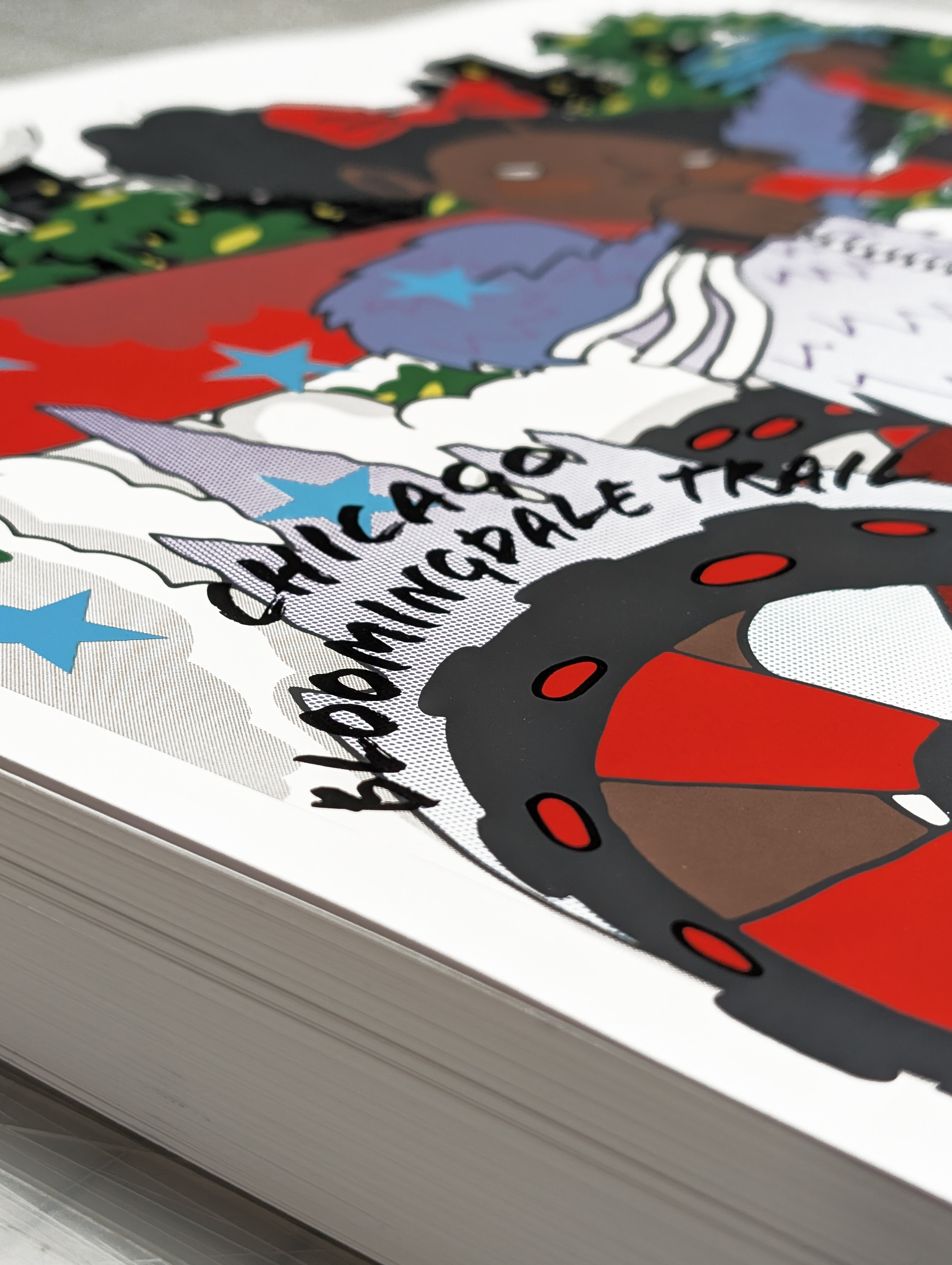 "Big Wheel Hero" Bloomingdale Trail Print by Delisha