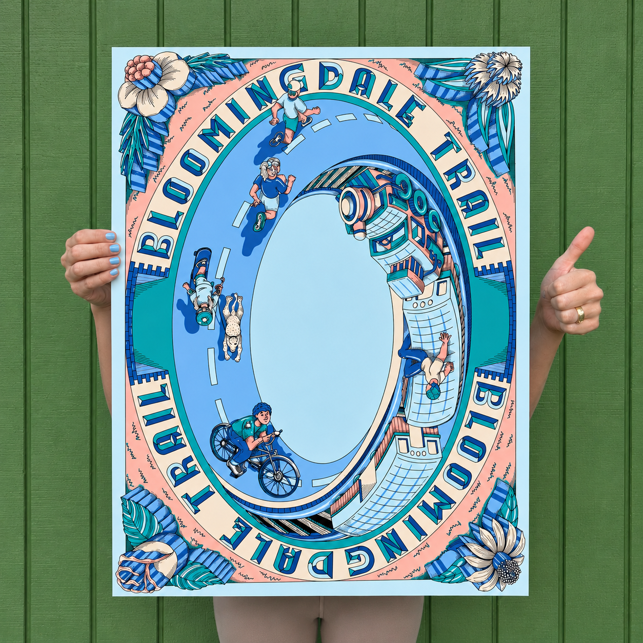"Forever in Bloom" Bloomingdale Trail Print by Kate Lewis
