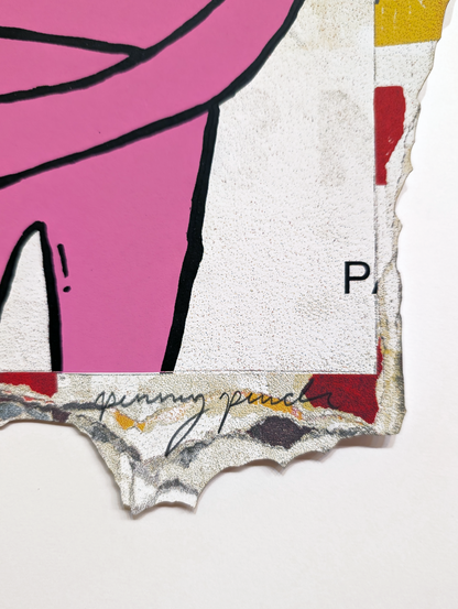 "Outside" by Penny Pinch (Hand Embellished 5)