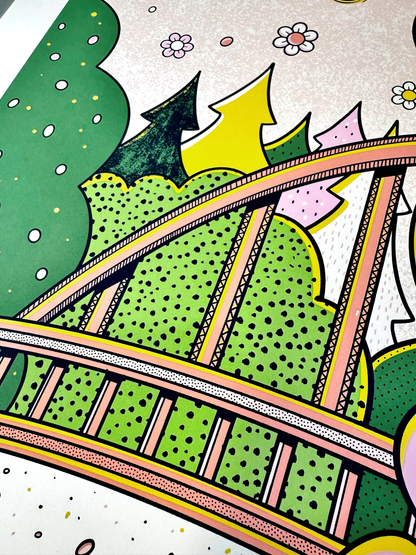 Bloomingdale Trail Print by Blake Jones