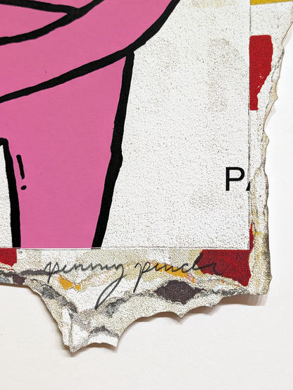 "Outside" by Penny Pinch (Hand Embellished 5)