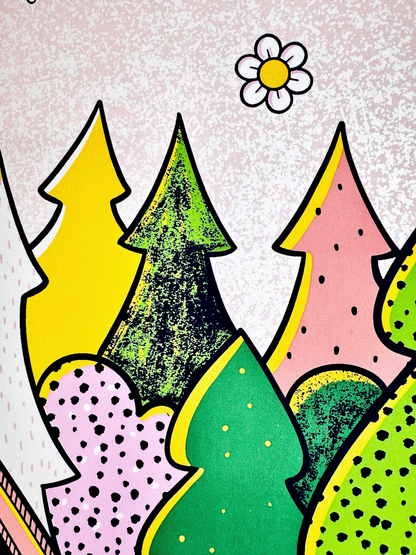 Bloomingdale Trail Print by Blake Jones