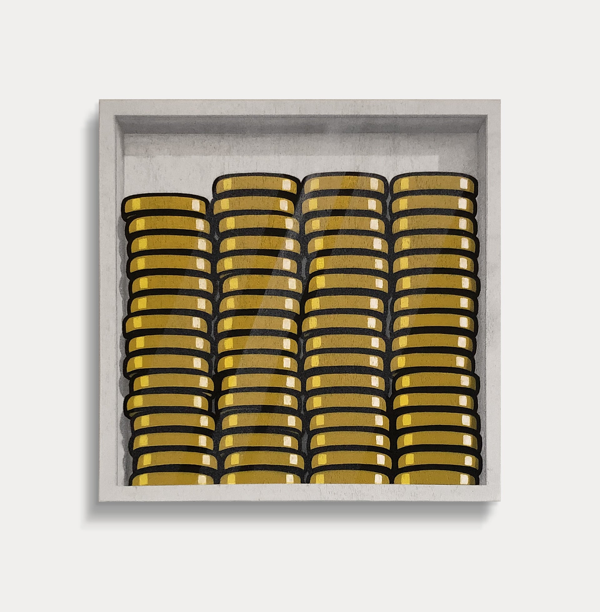"63 Gold Coins ($3780)" by E.LEE