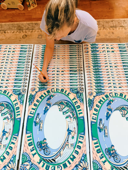 "Forever in Bloom" Bloomingdale Trail Print by Kate Lewis