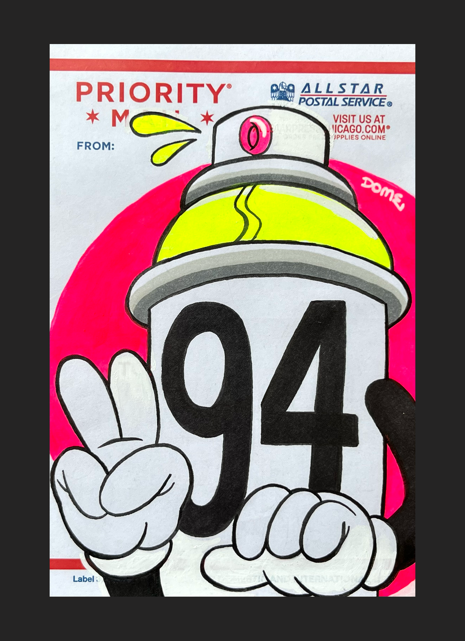 "A F*ckin Spray Can with Hands" by Dome