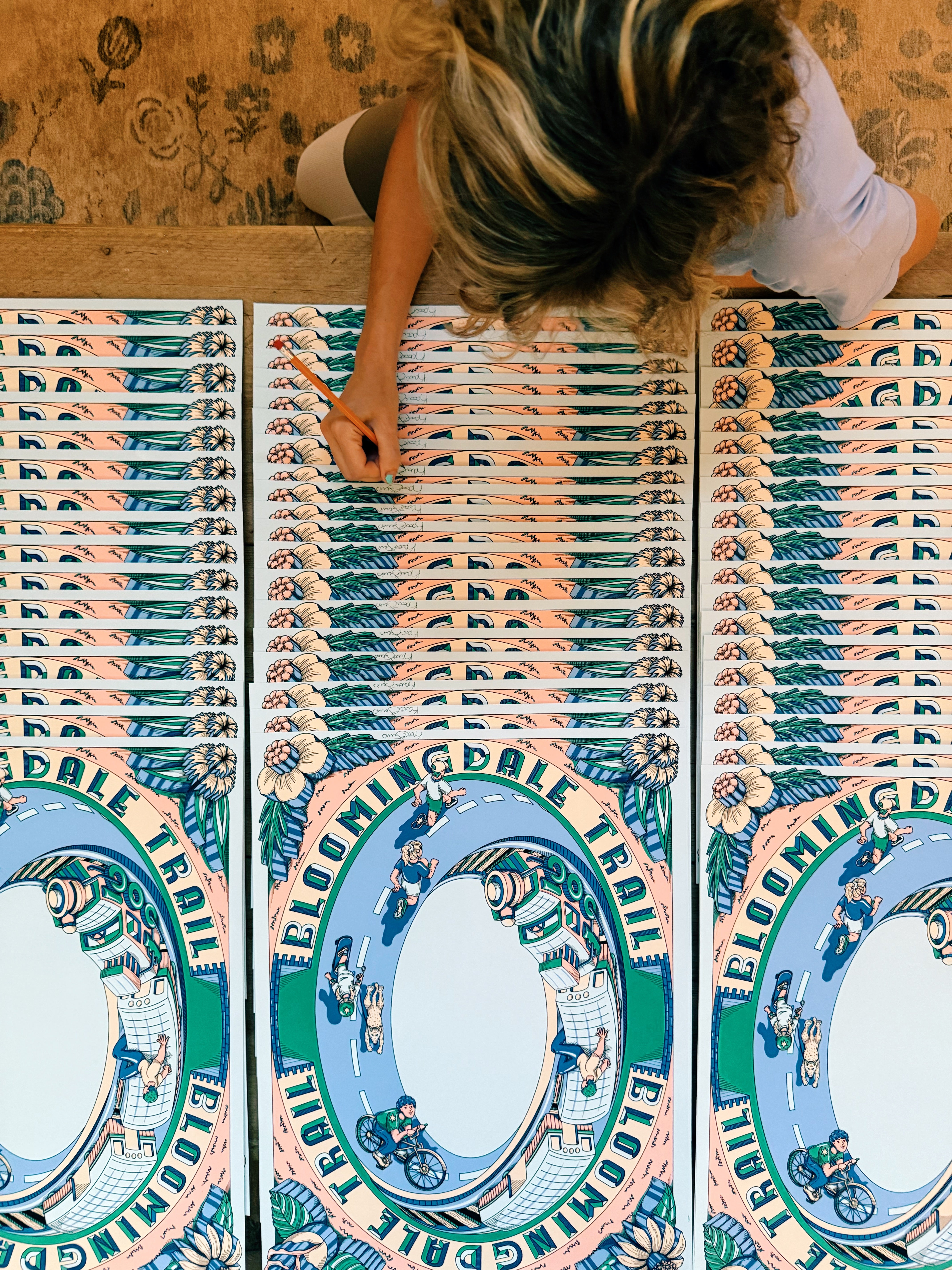 "Forever in Bloom" Bloomingdale Trail Print by Kate Lewis