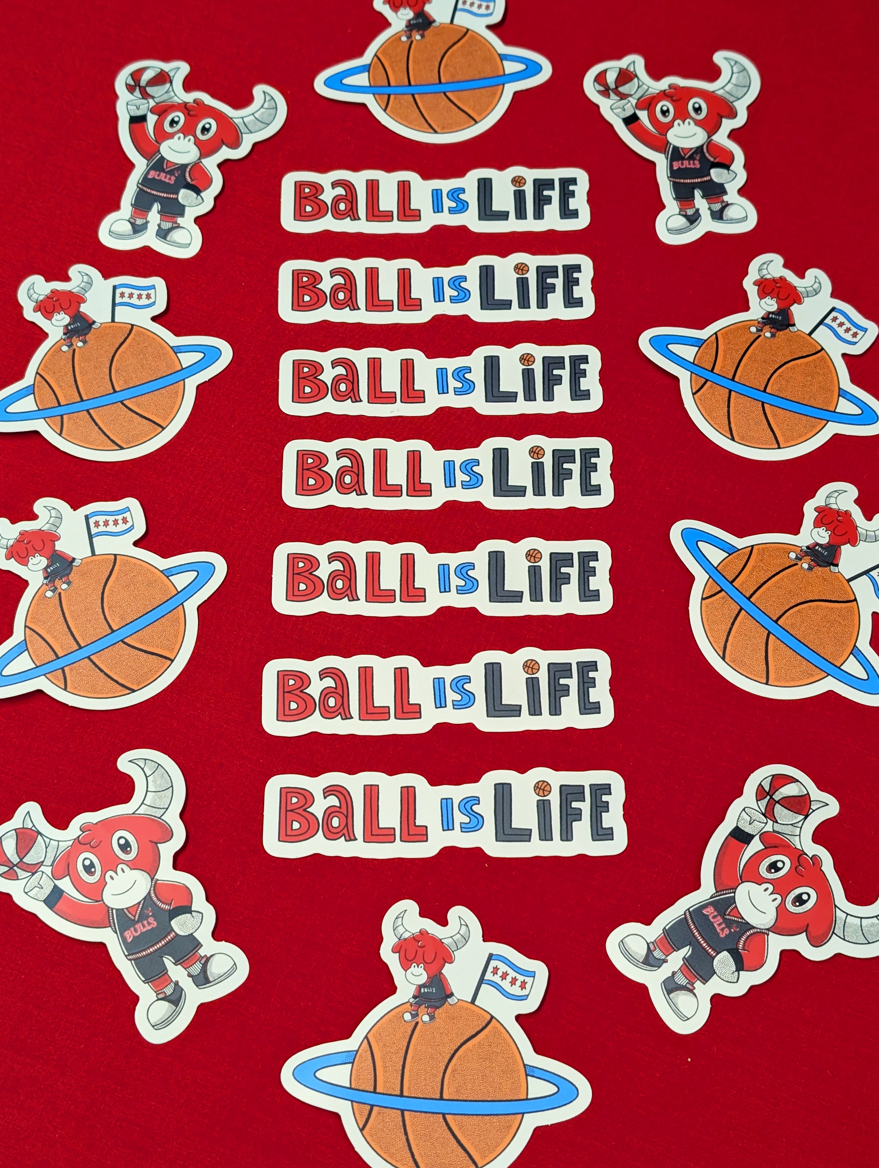 Bulls Sticker Pack by Blake Jones
