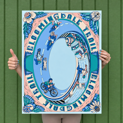 "Forever in Bloom" Bloomingdale Trail Print by Kate Lewis