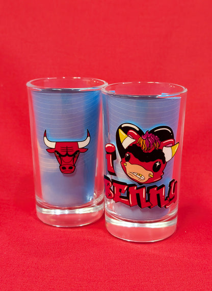 Bulls Glass Set of 2