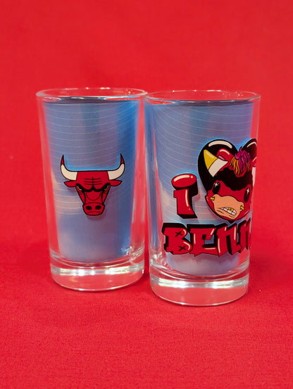 Bulls Glass Set of 2