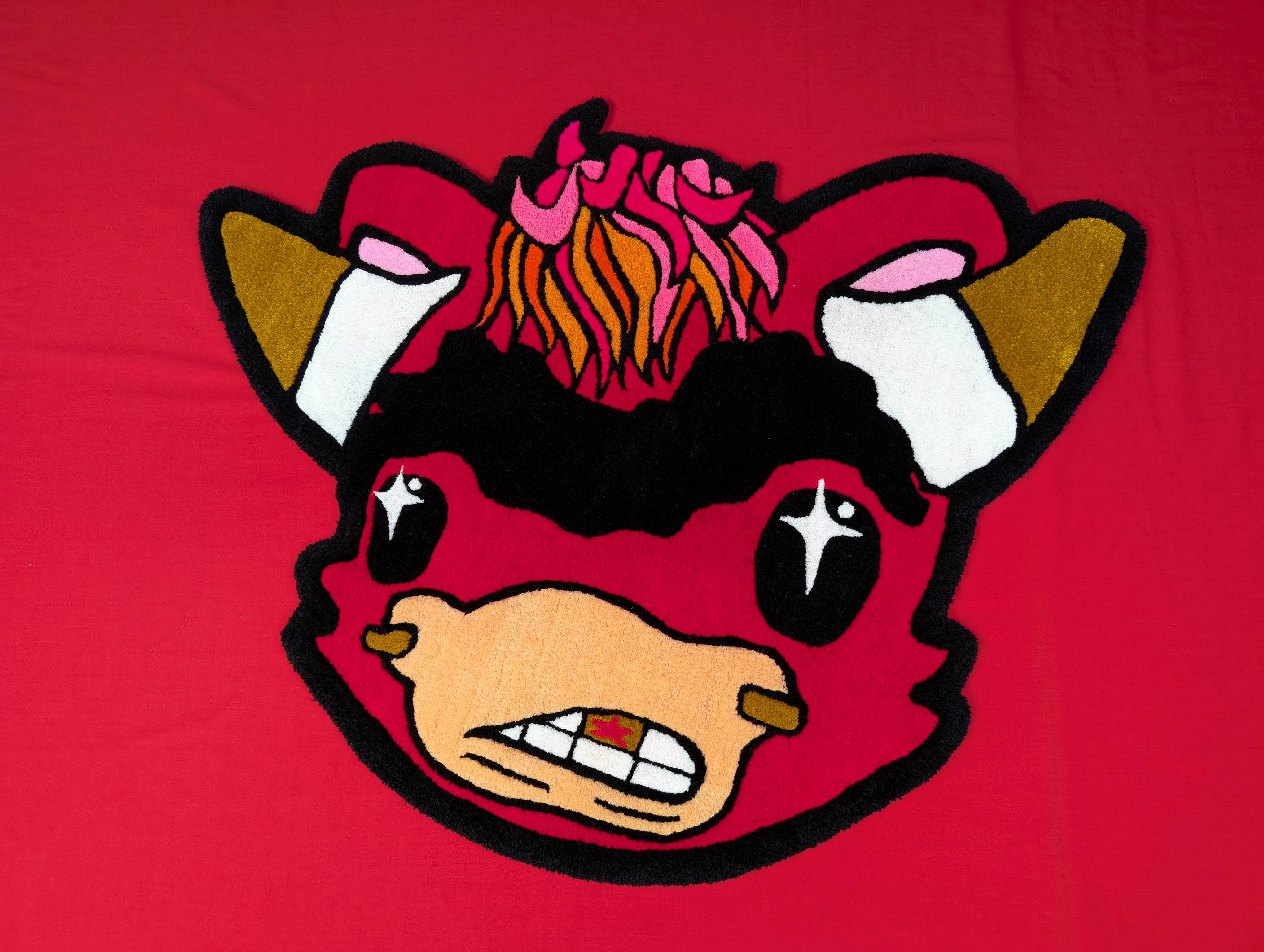Benny the Bull Handmade Rug