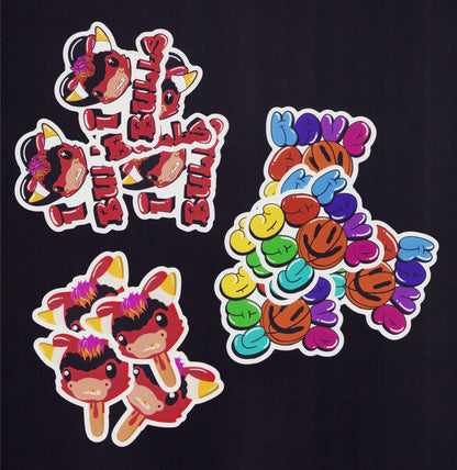 Bulls Sticker Pack by Elloo
