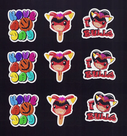 Bulls Sticker Pack by Elloo
