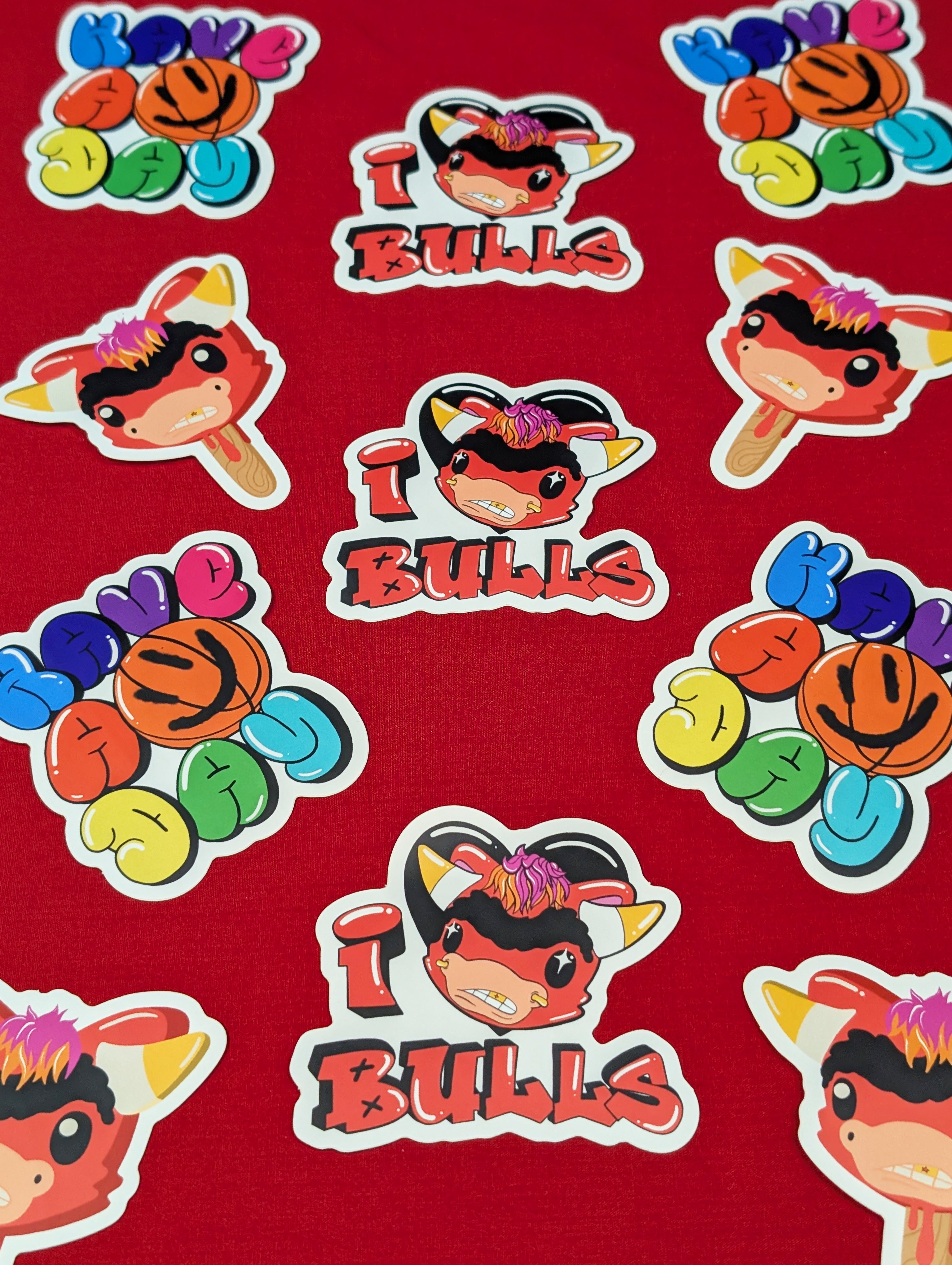 Bulls Sticker Pack by Elloo