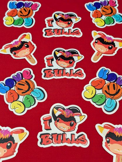 Bulls Sticker Pack by Elloo