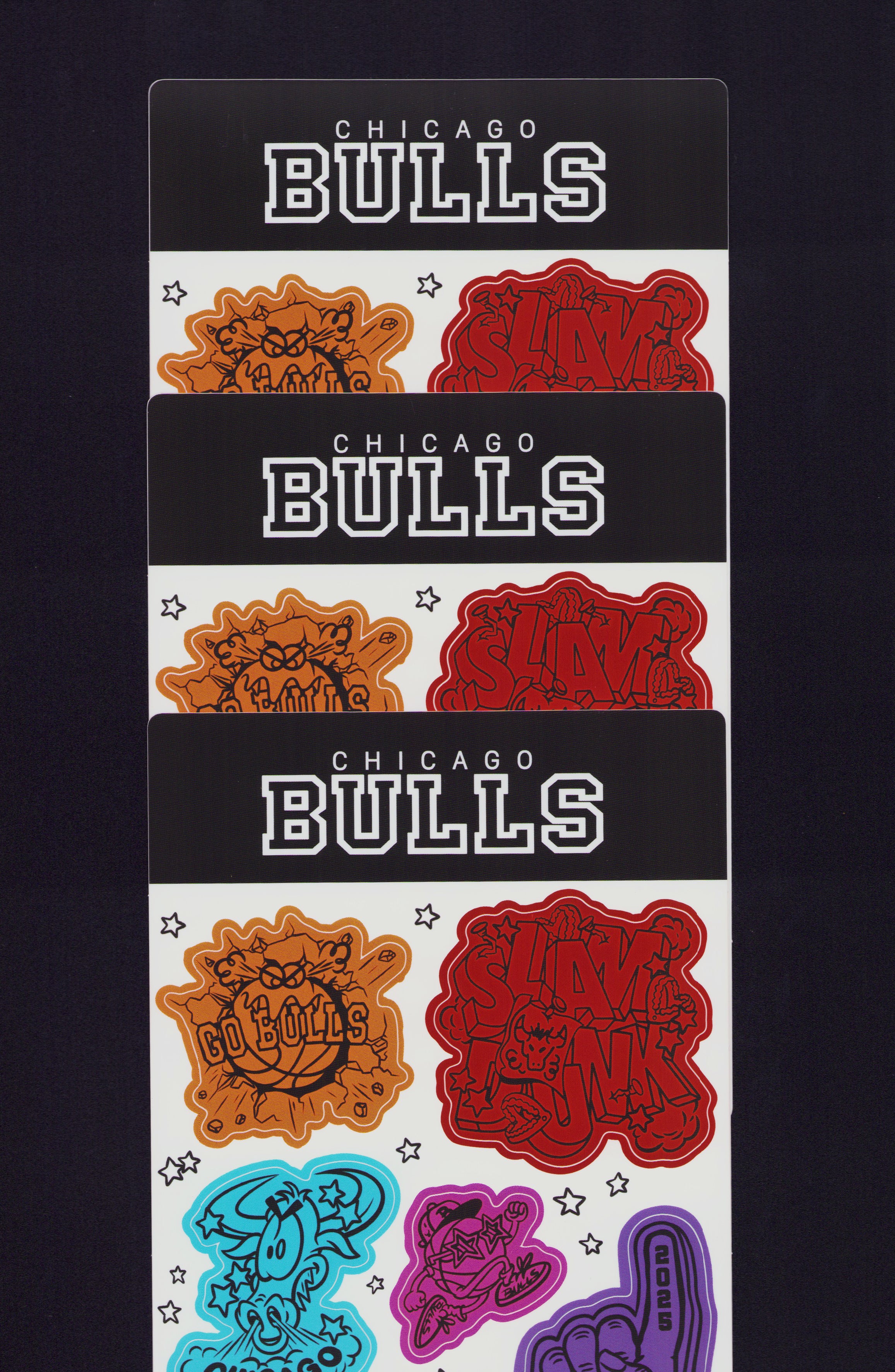 Bulls Sticker Sheet