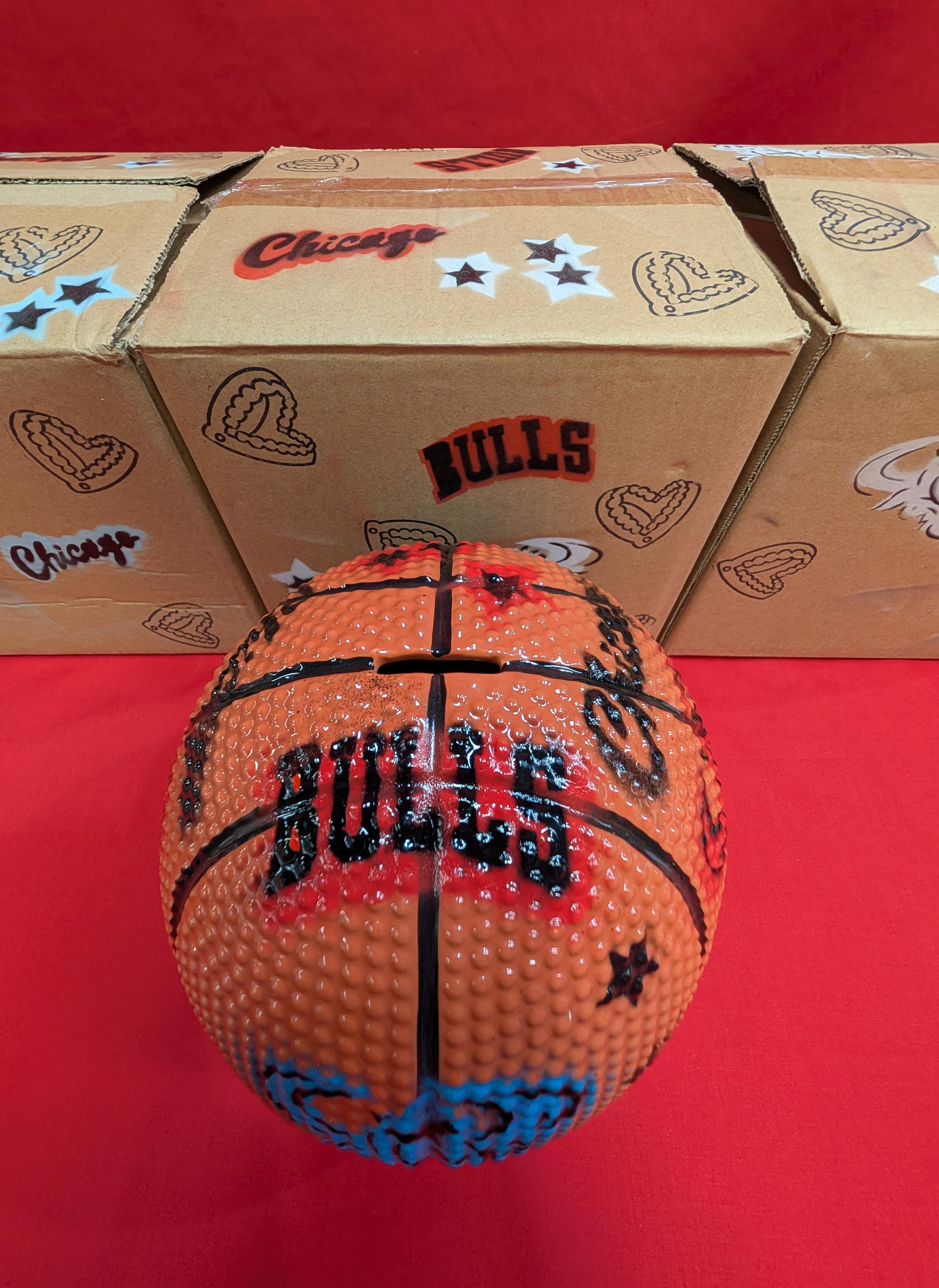 5 Basketball Piggy Bank by Griffin Goodman