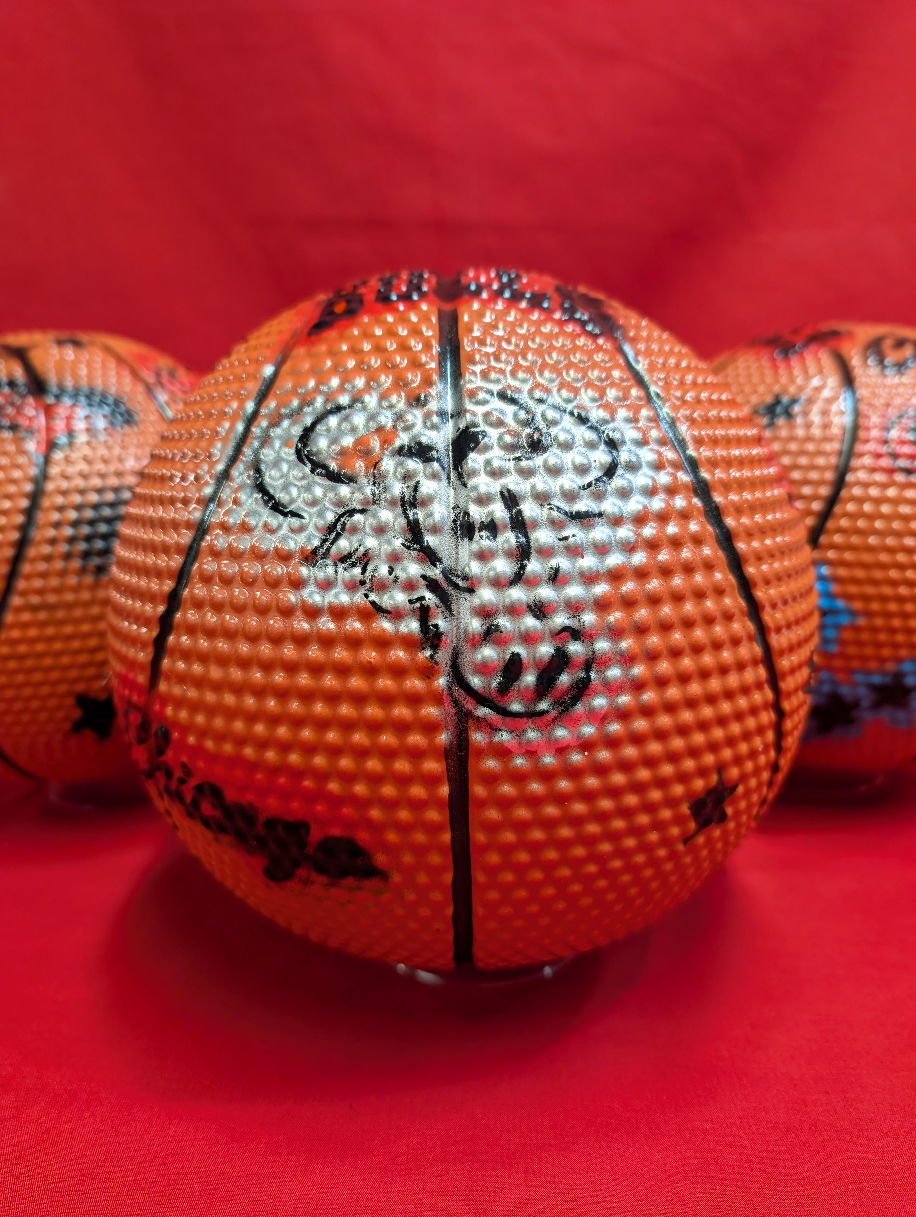 4 Basketball Piggy Bank by Griffin Goodman