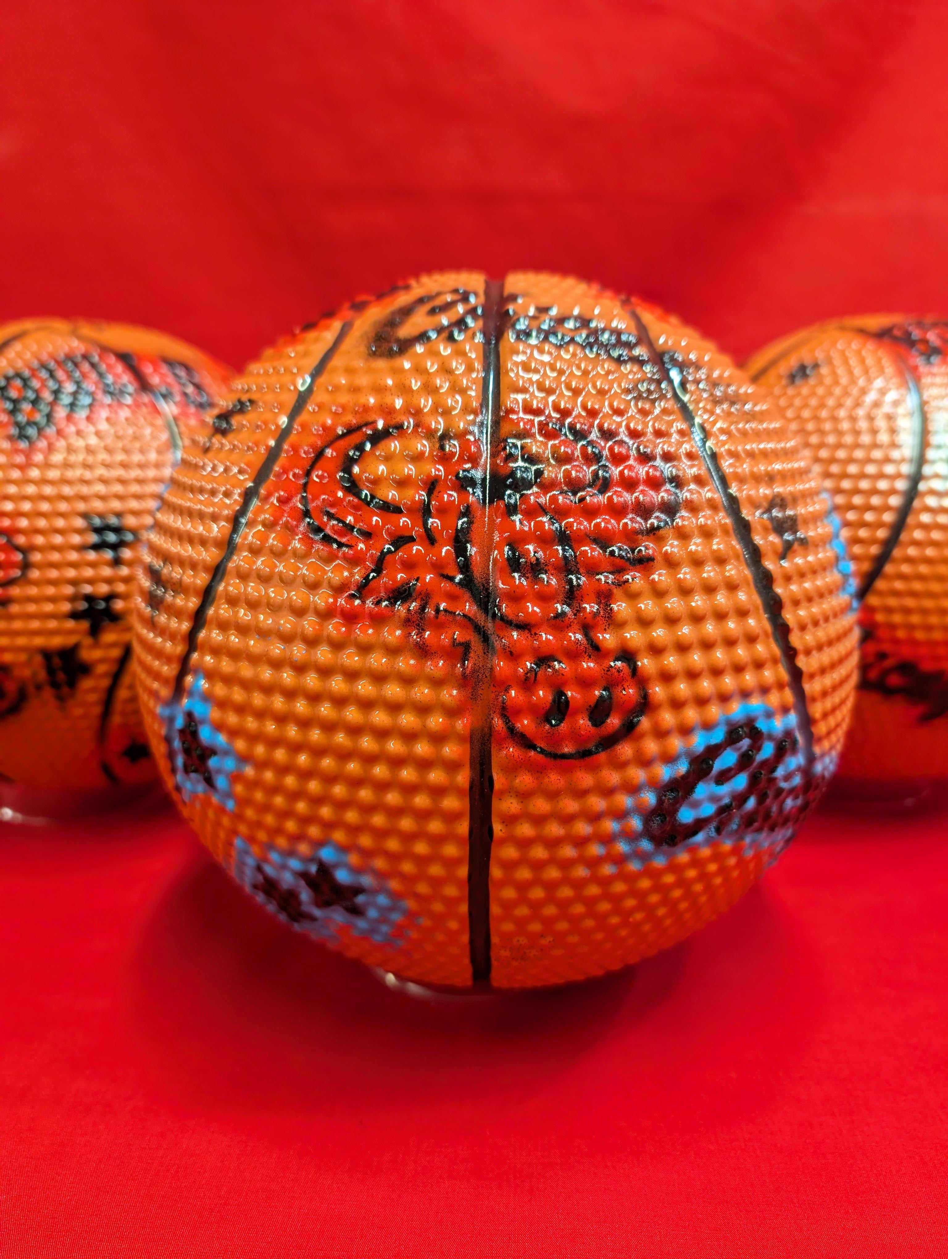 3 Basketball Piggy Bank by Griffin Goodman