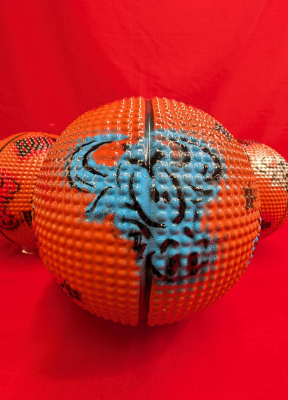 3 Basketball Piggy Bank by Griffin Goodman