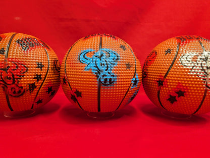 3 Basketball Piggy Bank by Griffin Goodman