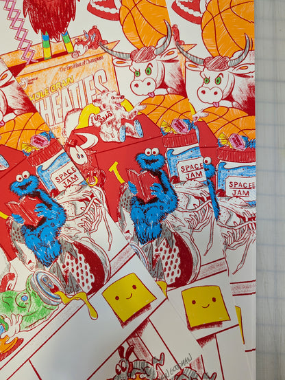 "Cartoon Dynasty: The Bulls Still Life" by Griffin Goodman