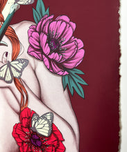 Load image into Gallery viewer, &quot;Pinned Like Butterflies (Beneath The Glass)&quot; 1 of 1 Variant by Jenny Frison
