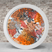 Load image into Gallery viewer, &quot;Texere Orange Hand Embellished (1 of 1)&quot;  by Lefty Out There
