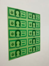 Load image into Gallery viewer, &quot;Hand Embellished Sheet of Bills&quot; by E.LEE

