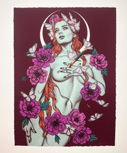 Load image into Gallery viewer, &quot;Pinned Like Butterflies (Beneath The Glass)&quot; Variant by Jenny Frison
