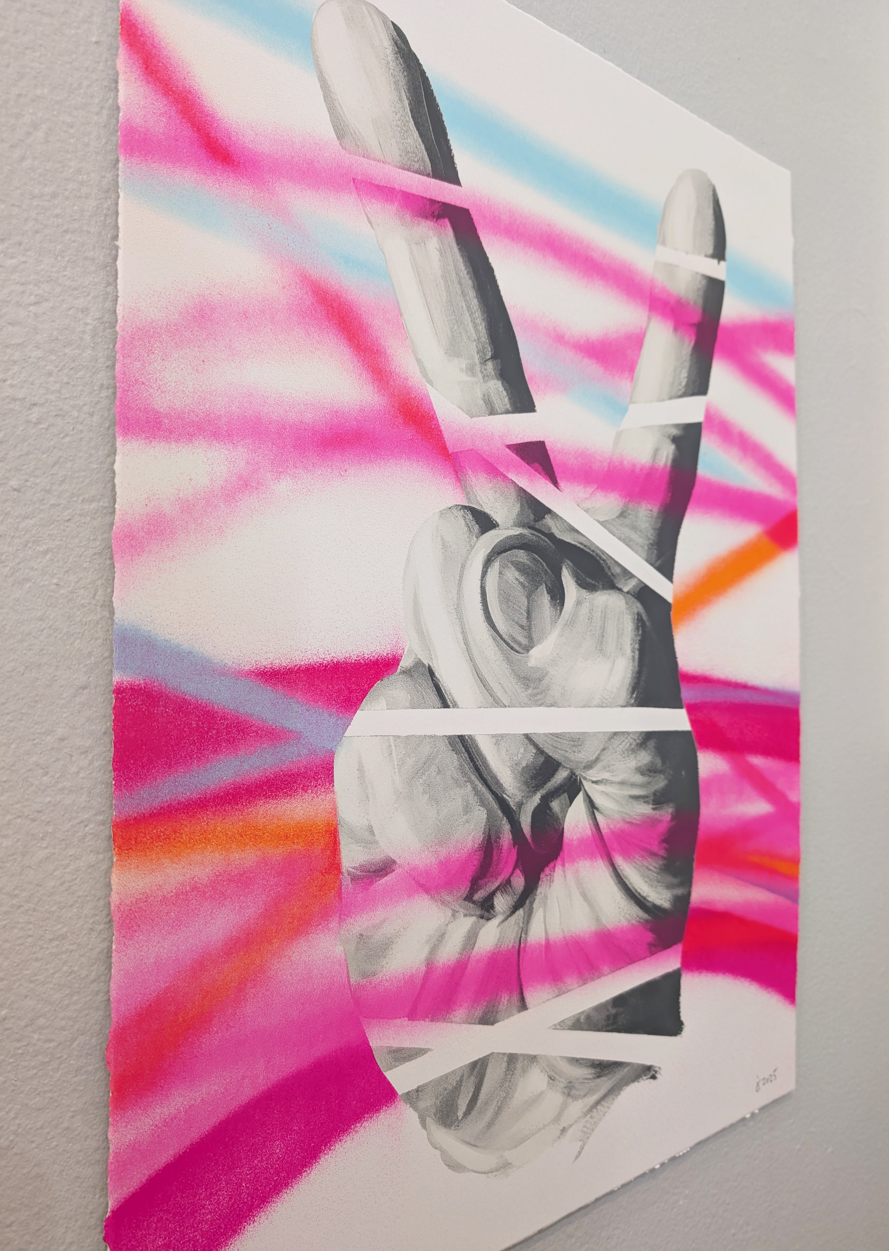 "PEACE OUT" (Screen Print) by Jeff Zimmermann