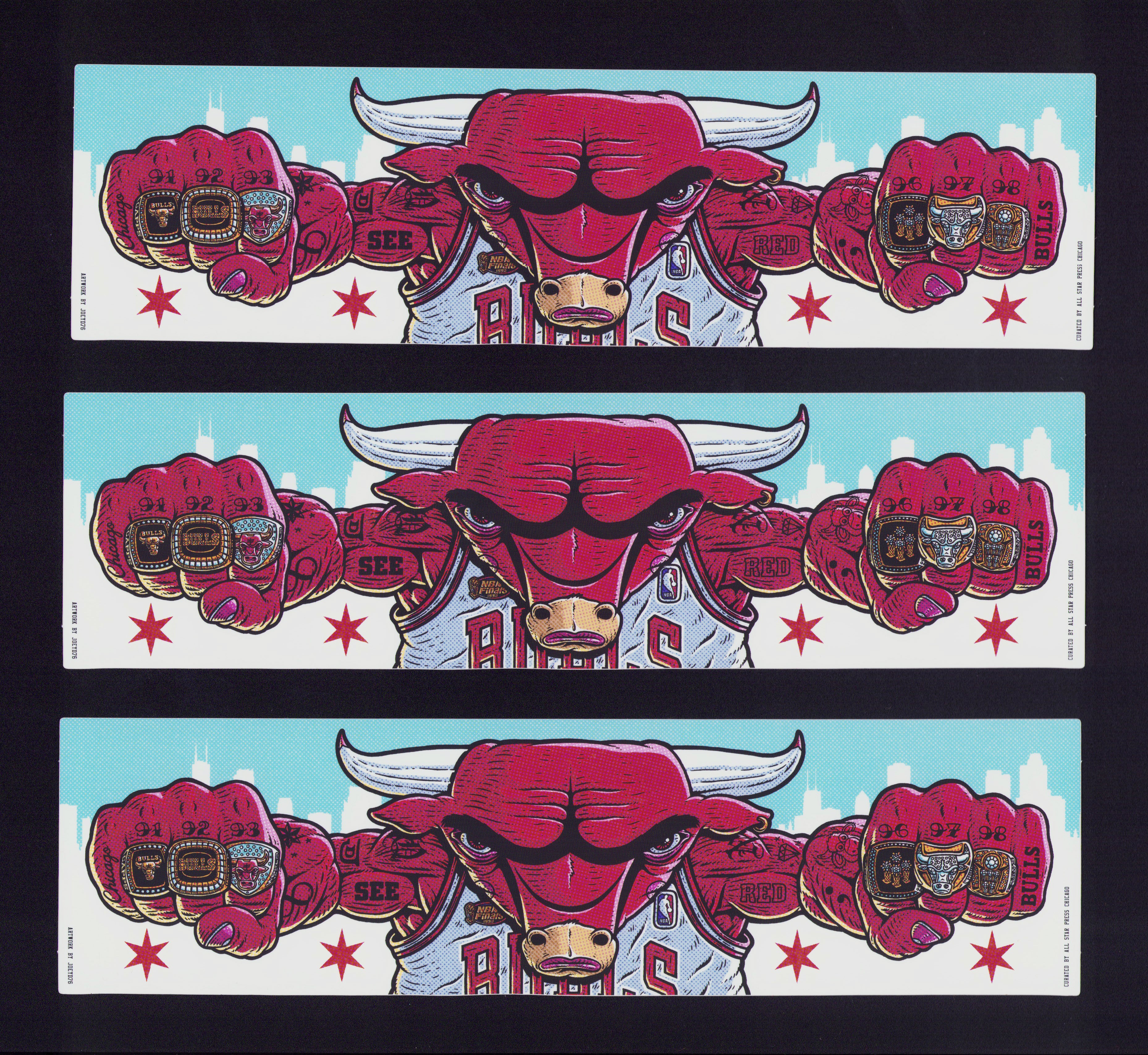 Bulls Bumper Sticker