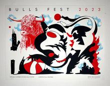 Load image into Gallery viewer, Bulls Fest 2023 Official Poster by Mac Blackout
