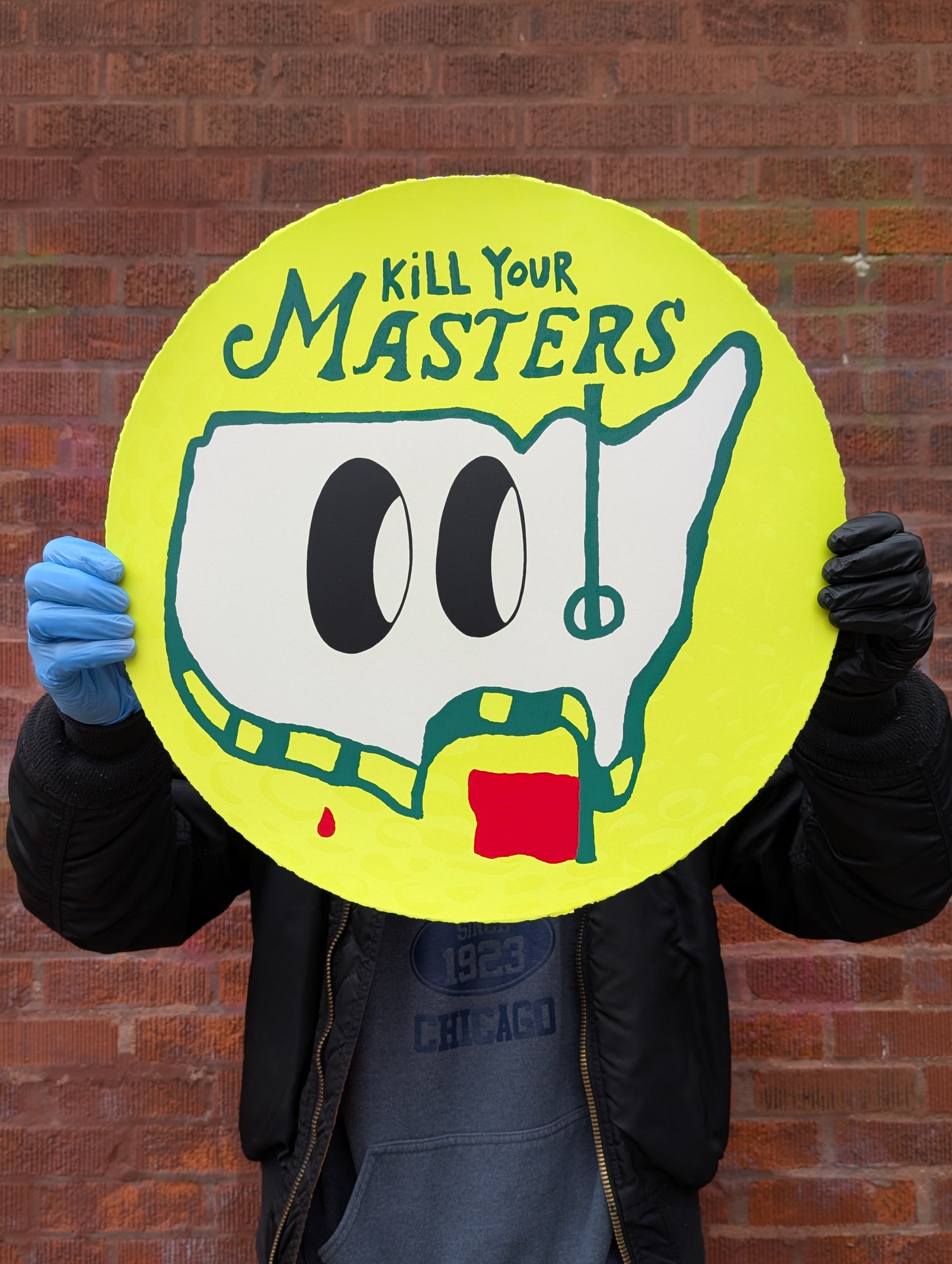 "Kill Your Masters" Yellow Variant by Esteban Whiteside