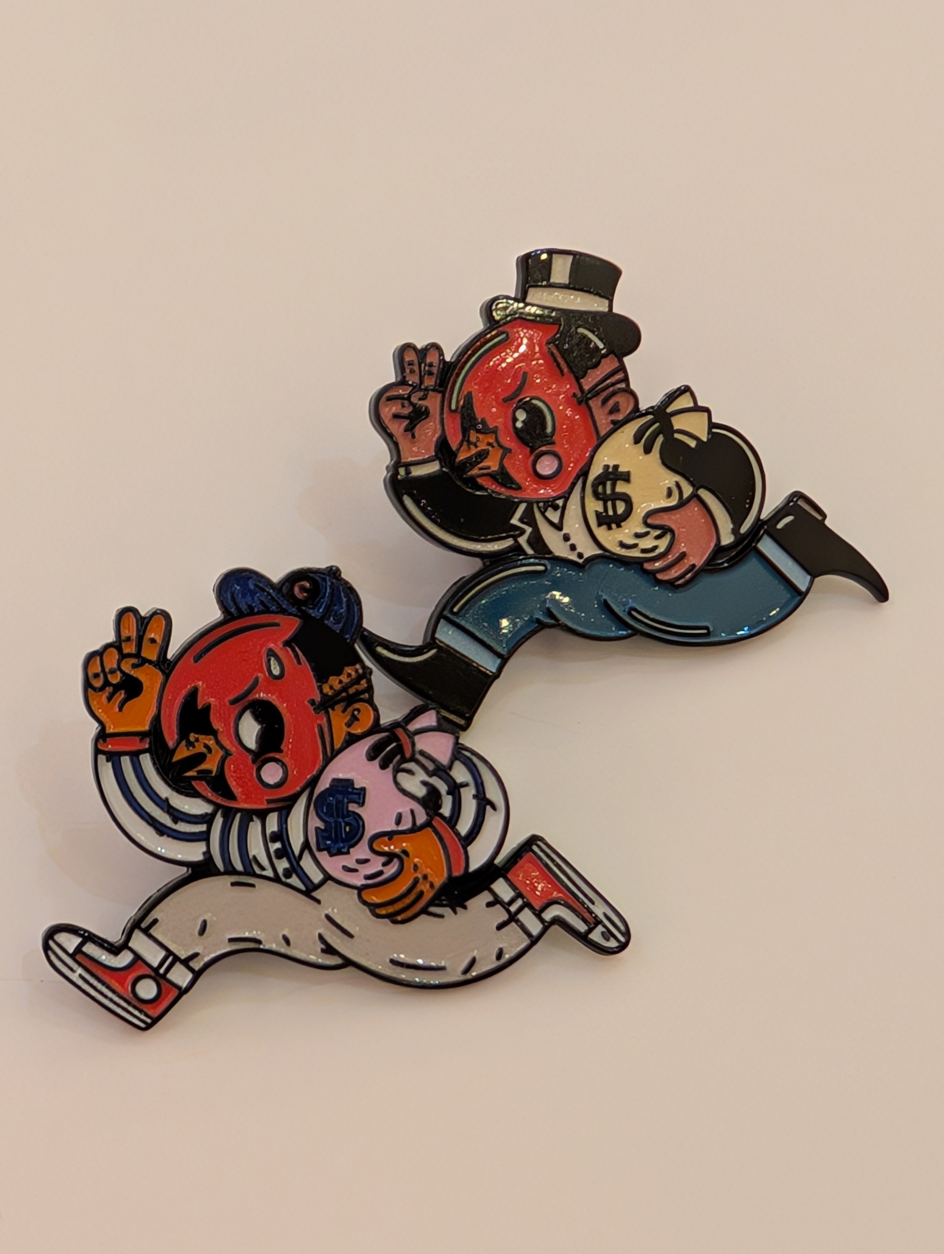 346. "Moneybag Cubs Pin" by Sentrock