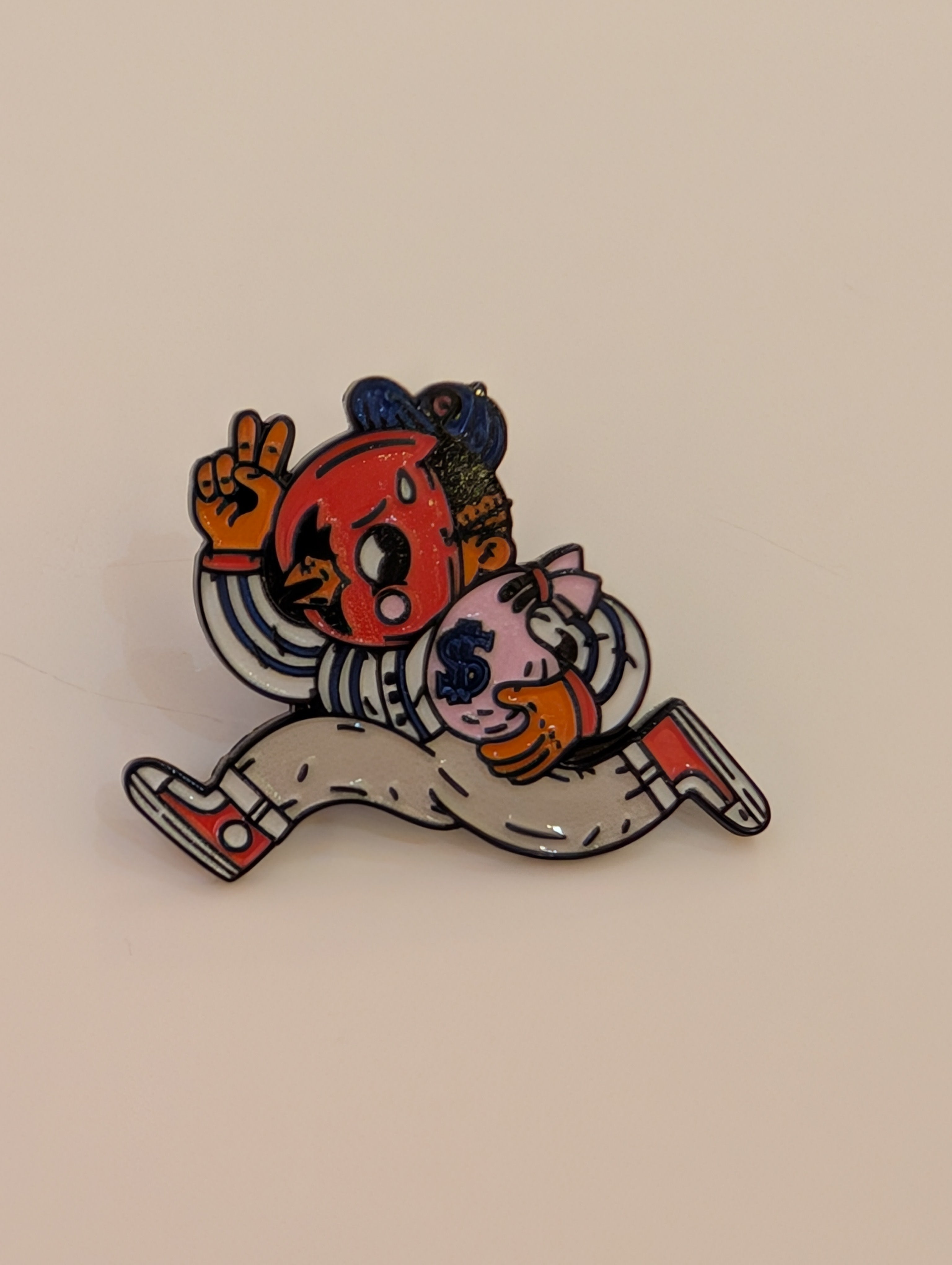 346. "Moneybag Cubs Pin" by Sentrock