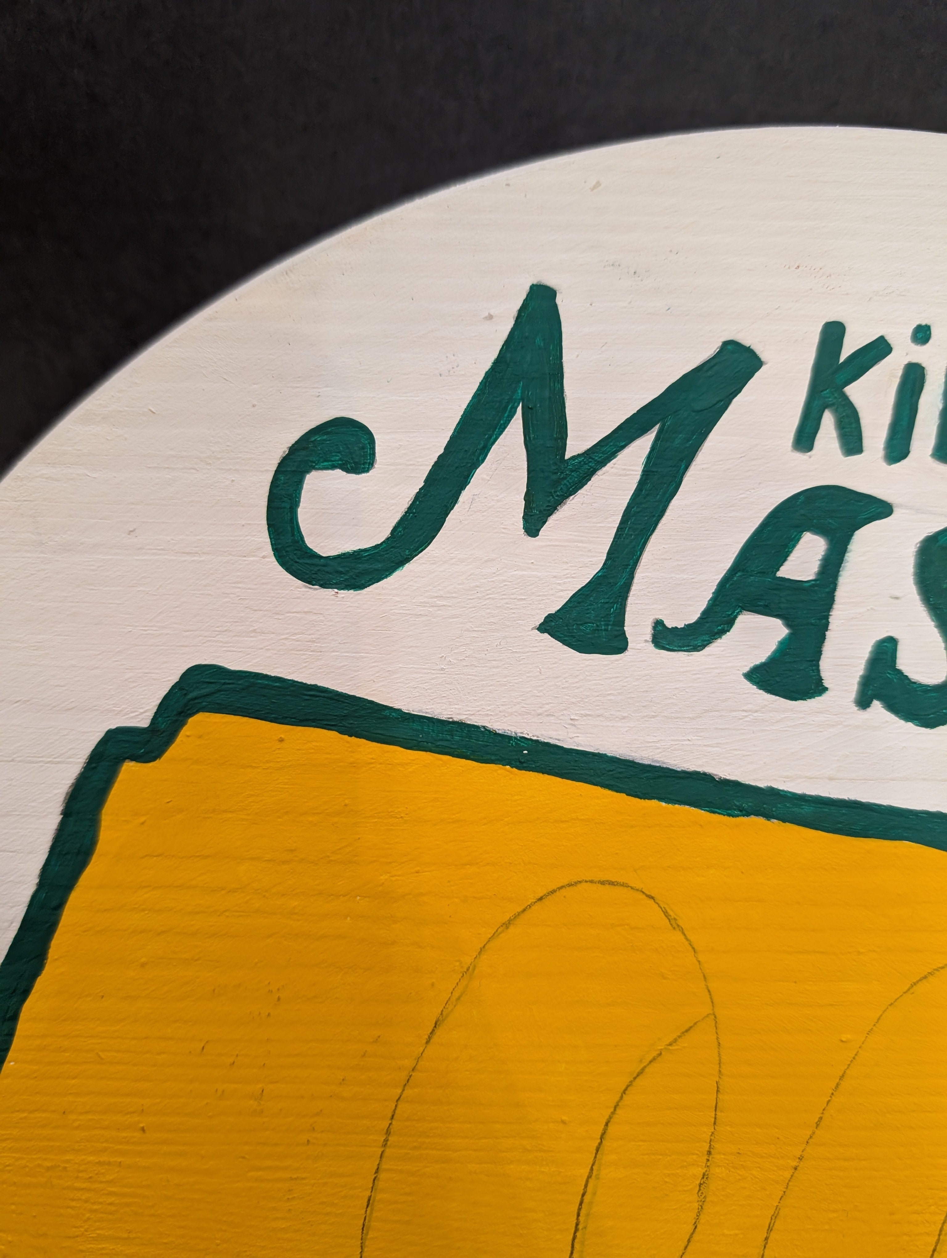 "Kill Your Masters Game Winning Ball" Original by Esteban Whiteside