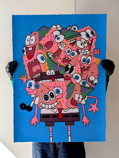 "Big Guys" Neon Pink Variant by Wizard $kull