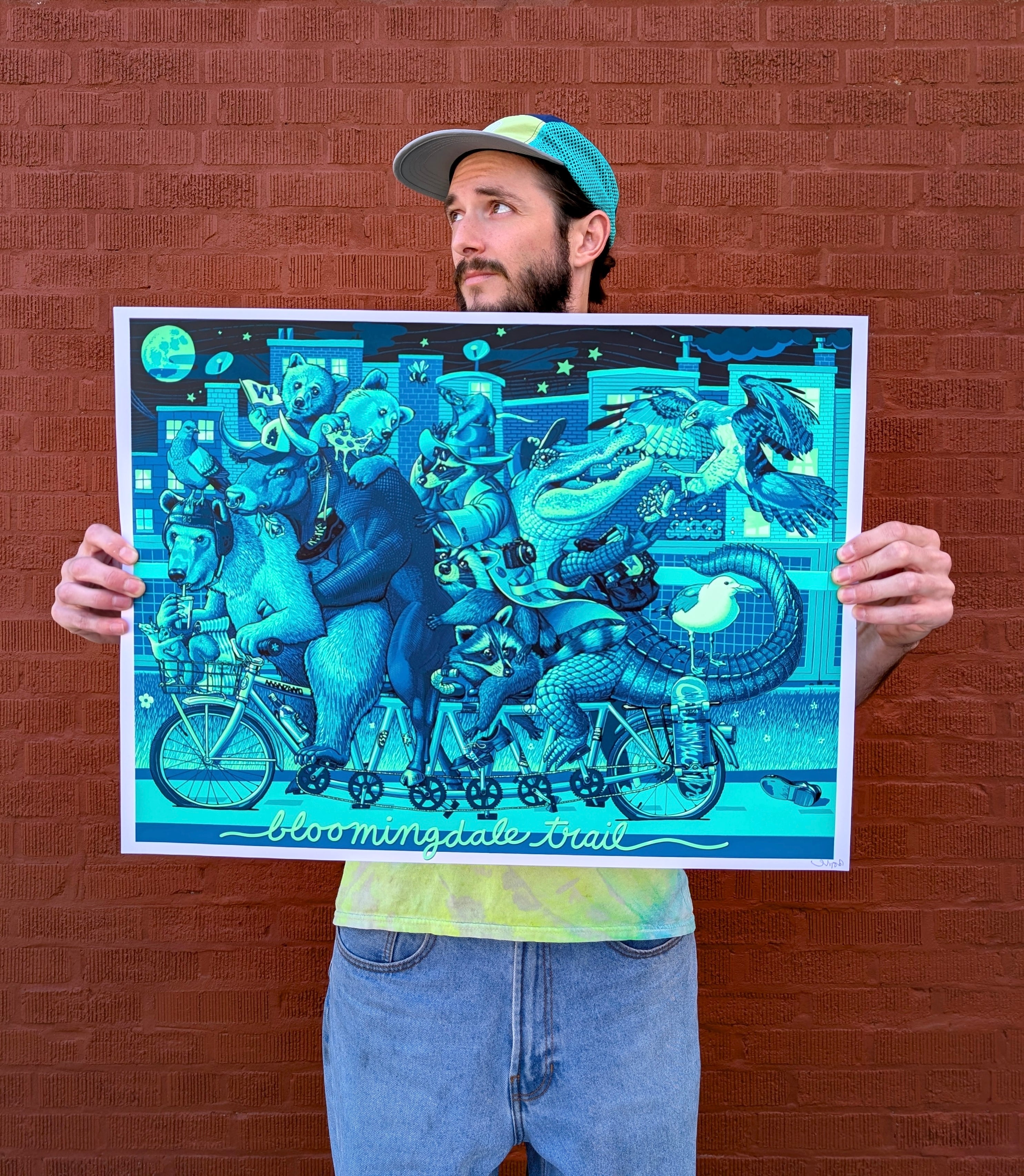 Bloomingdale Trail Print by Nick Apple