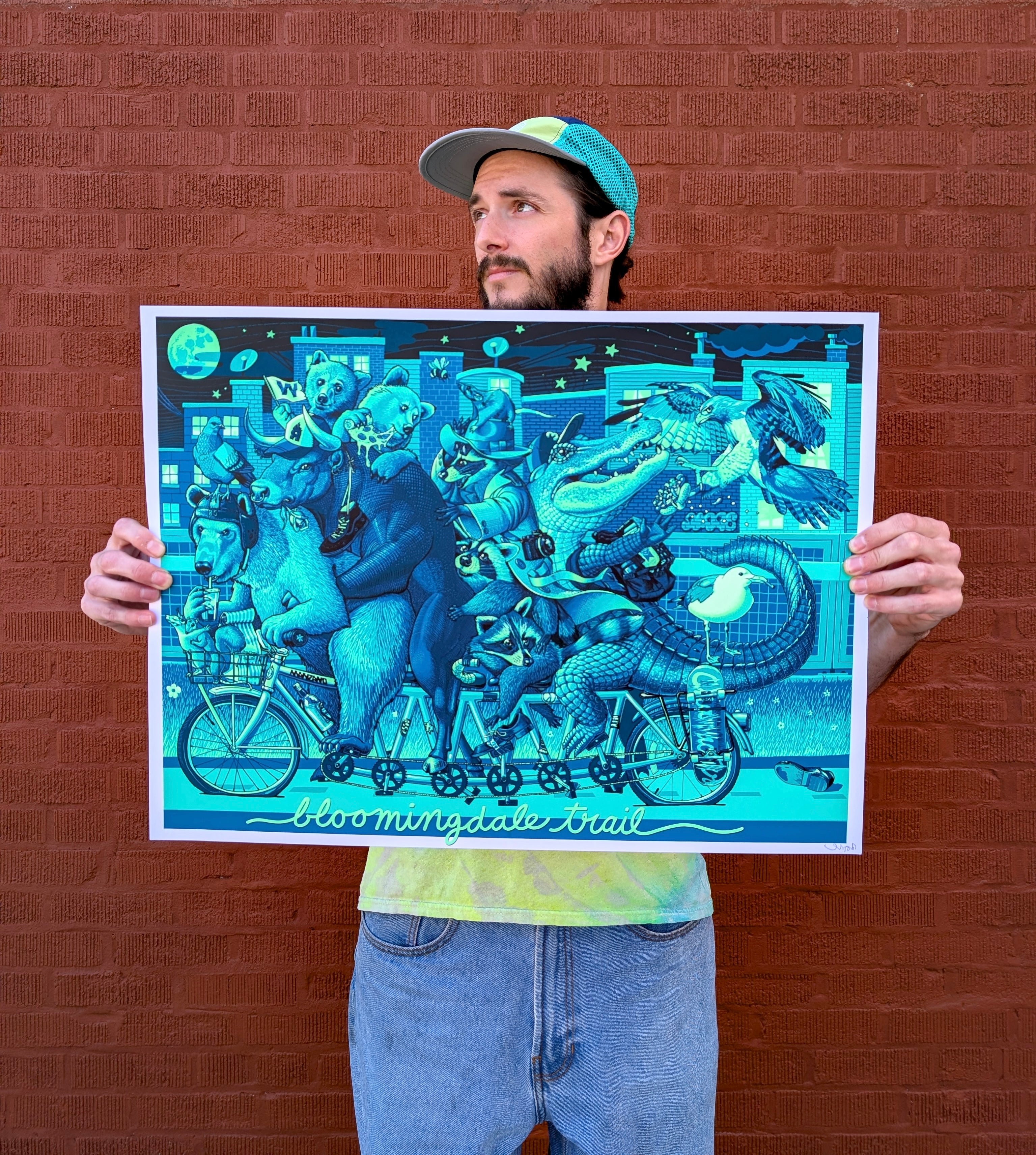 Bloomingdale Trail Print by Nick Apple