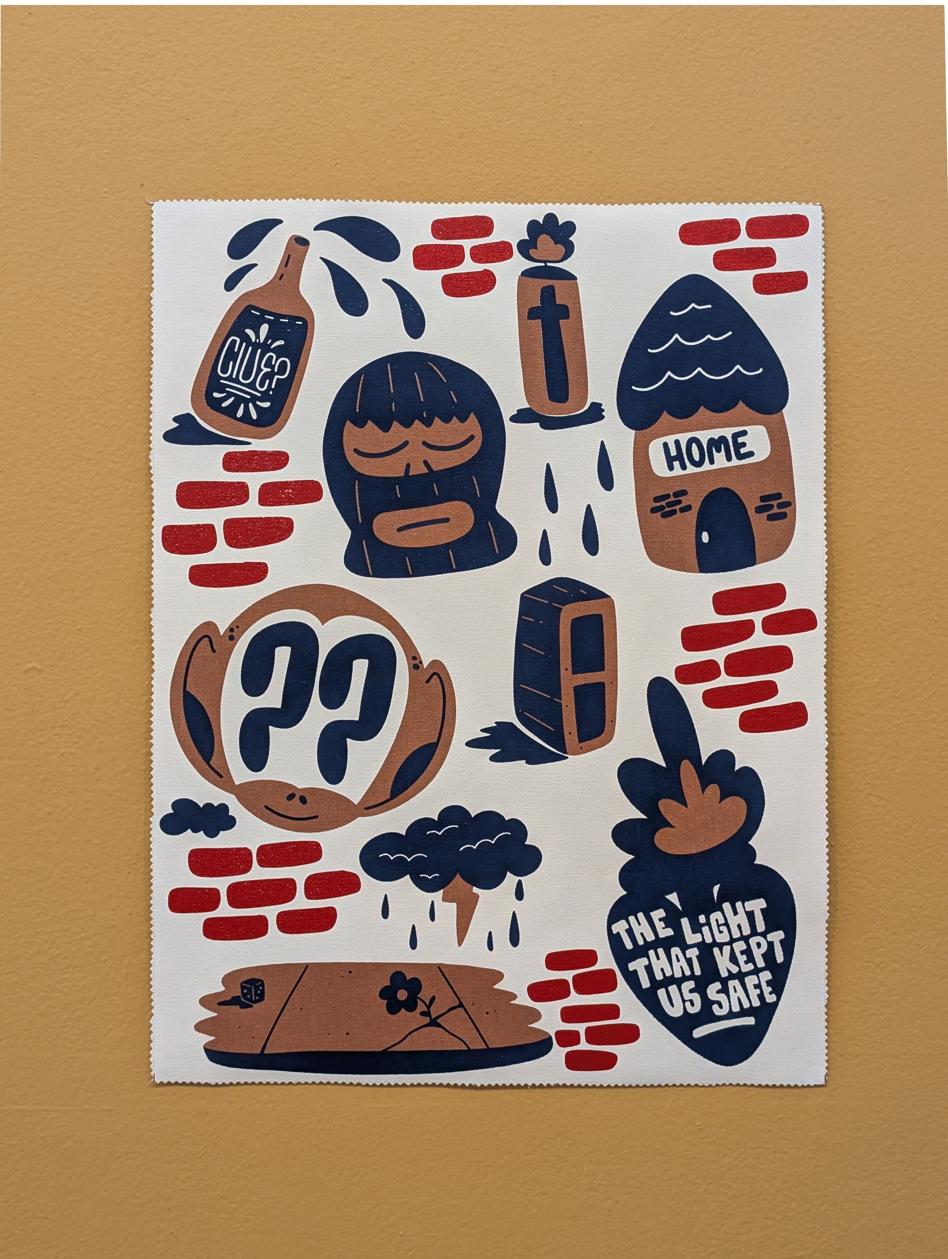 The Light That Kept Us Safe - Canvas Wall Hanging
