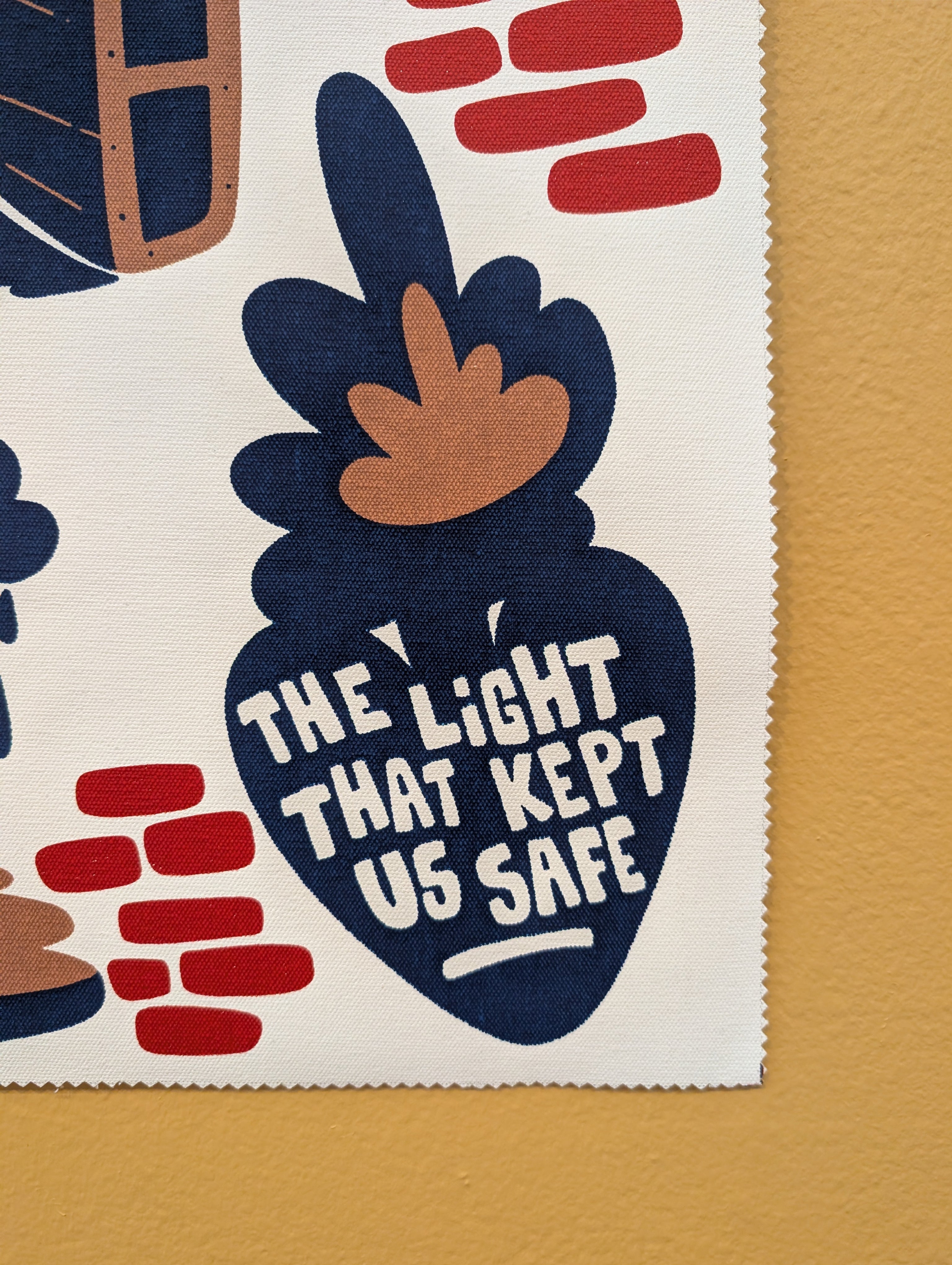 The Light That Kept Us Safe - Canvas Wall Hanging