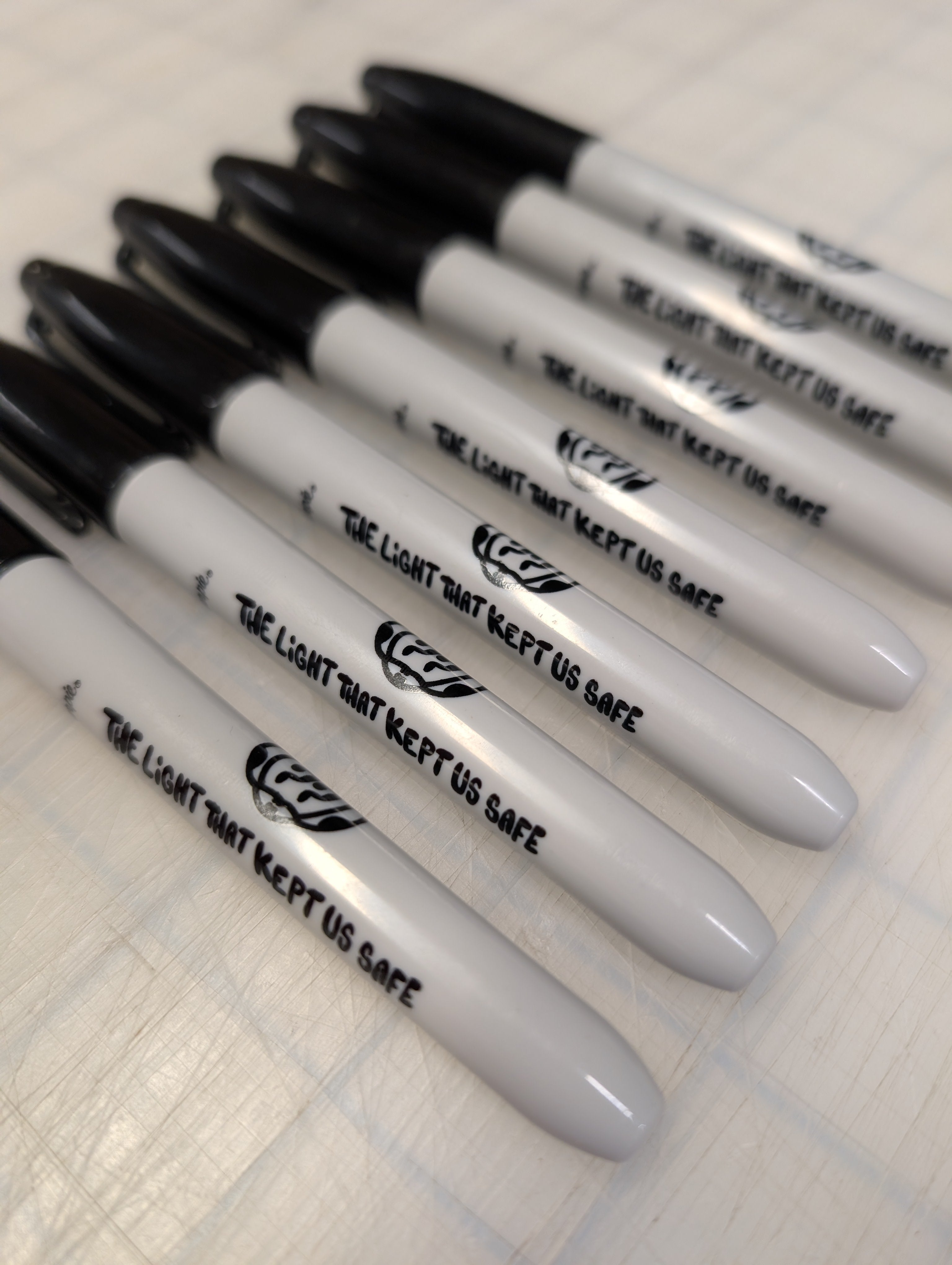 "The Light That Kept Us Safe" Custom Sharpies