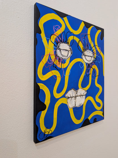 "Hide & Seek" v2 in Blue by Chelsea B.