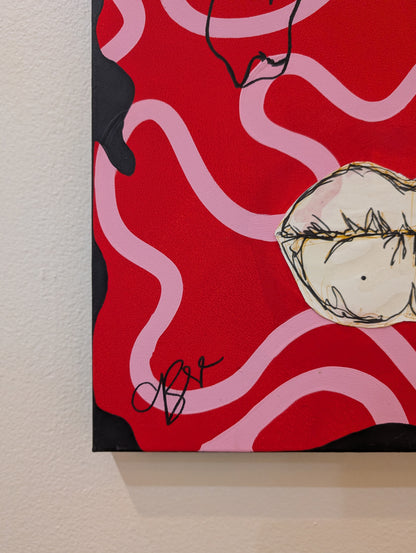 "Hide & Seek" v3 in Red by Chelsea B.