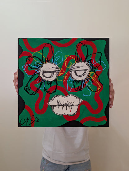 "Hide & Seek" v1 in Green by Chelsea B