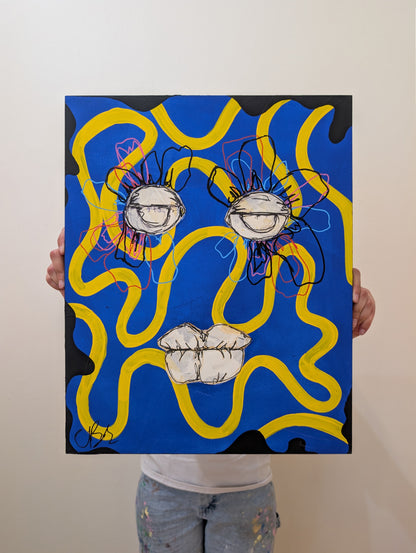 "Hide & Seek" v2 in Blue by Chelsea B.